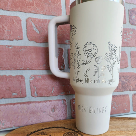 Personalized 40 oz Tumbler (Non-Stanley) for Educators