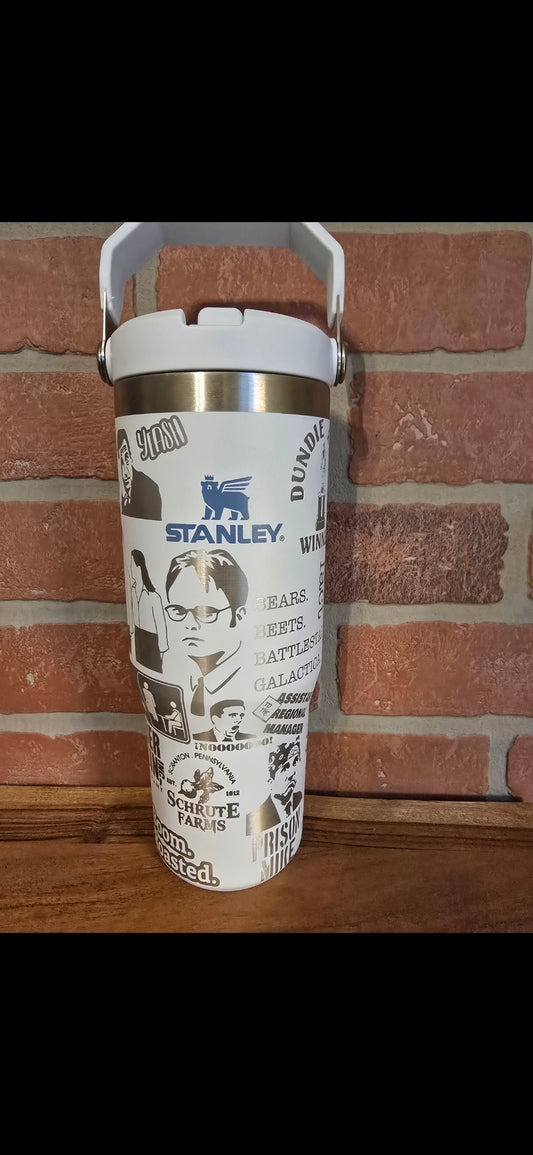 The Dunder Mifflin Engraved Stanley