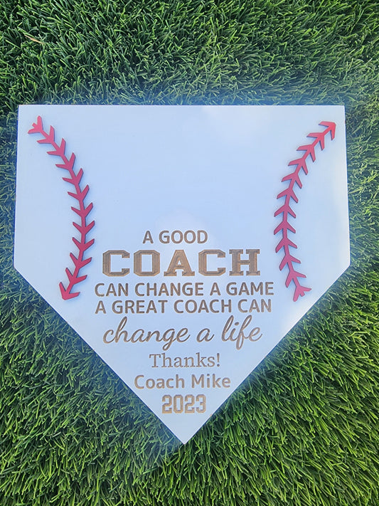 Coach wooden sign